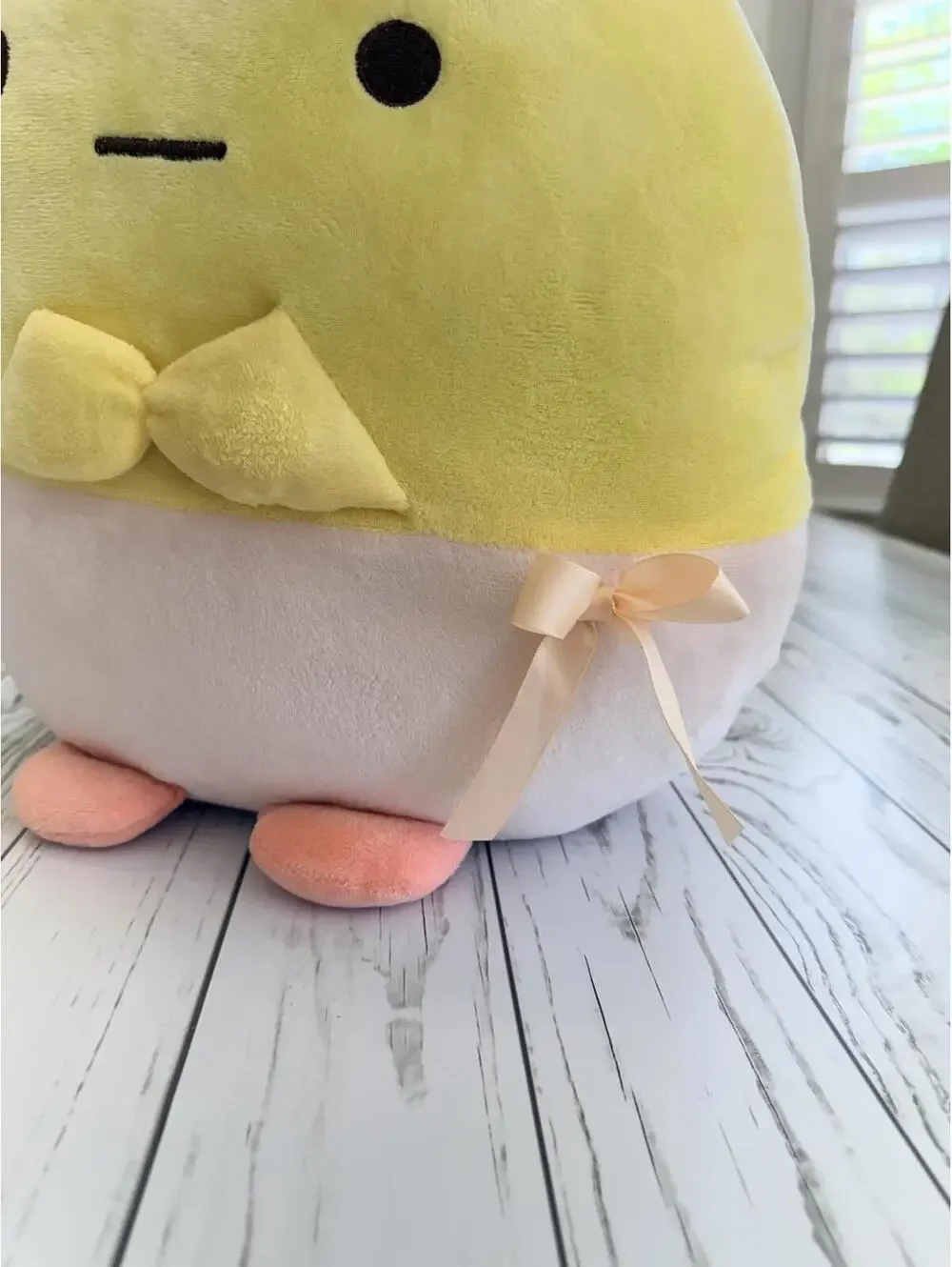 San-X Sumikko Gurashi “Ebifurai No Shippo” the Egg Bunny Flower Crown 18” Plush